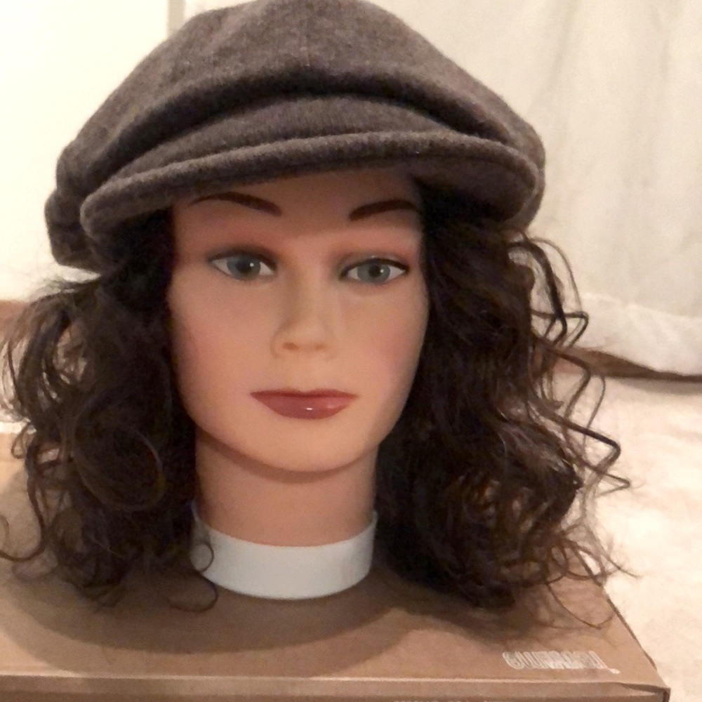 Wool Brown Winter Hat.